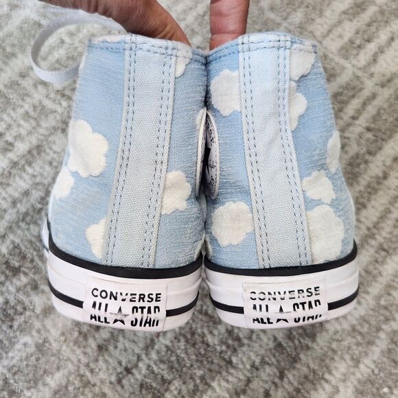Converse Chuck Taylor All-Star high tops clouds size 2 youth - Picture 7 of 10